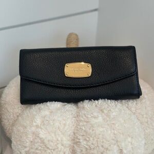 Authentic Black leather Michael Kors wallet